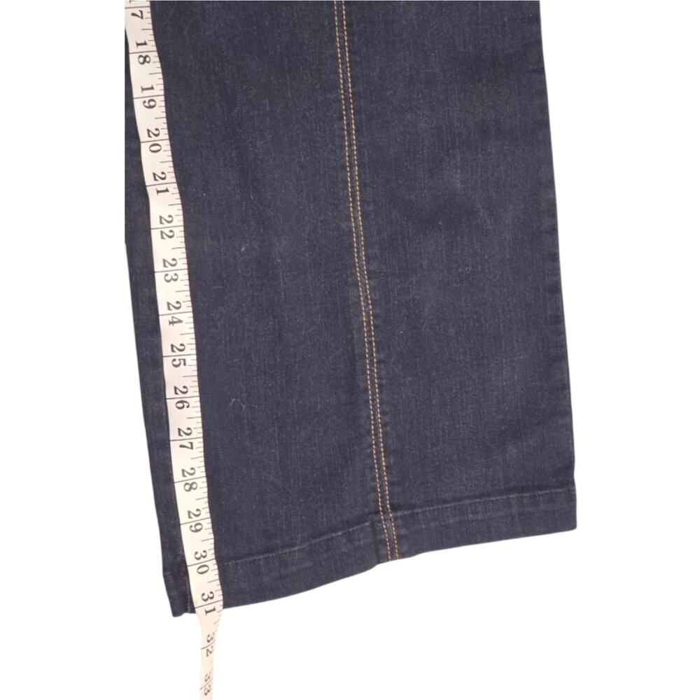 Democracy Wide Leg‎ Women's Dark Blue High Rise Stretch Jeans Size 10 New - Picture 6 of 14